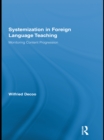 Systemization in Foreign Language Teaching : Monitoring Content Progression - eBook