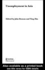 Unemployment in Asia : Organizational and Institutional Relationships - eBook