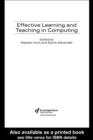 Effective Learning and Teaching in Computing - eBook