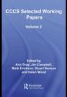 CCCS Selected Working Papers : Volume 2 - eBook
