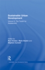 Sustainable Urban Development Volume 3 : The Toolkit for Assessment - eBook