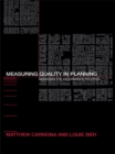 Measuring Quality in Planning : Managing the Performance Process - eBook