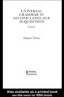 Universal Grammar in Second-Language Acquisition : A History - eBook