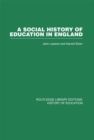 A Social History of Education in England - eBook