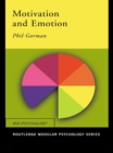 Motivation and Emotion - eBook