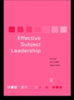 Effective Subject Leadership - eBook
