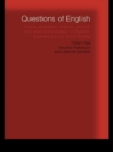 Questions of English : Aesthetics, Democracy and the Formation of Subject - eBook