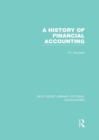 A History of Financial Accounting (RLE Accounting) - eBook