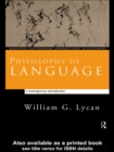 Philosophy of Language : A Contemporary Introduction - eBook