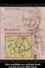 European Democratic Culture - eBook