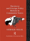 Openness and Foreign Policy Reform in Communist States - eBook