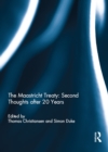 The Maastricht Treaty: Second Thoughts after 20 Years - eBook