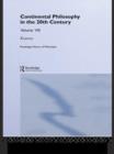 Routledge History of Philosophy Volume VIII : Twentieth Century Continental Philosophy - eBook