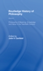 Philosophy of Meaning, Knowledge and Value in the Twentieth Century : Routledge History of Philosophy Volume 10 - eBook