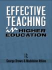 Effective Teaching in Higher Education - eBook