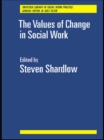 The Values of Change in Social Work - eBook