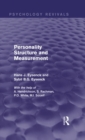 Personality Structure and Measurement (Psychology Revivals) - Hans J. Eysenck