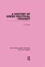 A History of Greek Political Thought - eBook