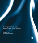 Comparative Law - Engaging Translation - eBook