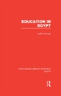 Education in Egypt (RLE Egypt) - eBook