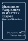 Members of Parliament in Western Europe : Roles and Behaviour - eBook