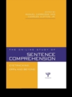 The On-line Study of Sentence Comprehension : Eyetracking, ERPs and Beyond - eBook