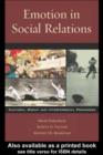 Emotion in Social Relations : Cultural, Group, and Interpersonal Processes - Brian Parkinson