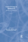 Care-Giving in Dementia : Research and Applications Volume 4 - eBook