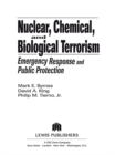 Nuclear, Chemical, and Biological Terrorism : Emergency Response and Public Protection - eBook