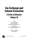 Ion Exchange and Solvent Extraction : A Series of Advances, Volume 16 - eBook