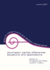 Stochastic Partial Differential Equations and Applications - eBook