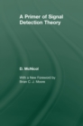 A Primer of Signal Detection Theory - eBook