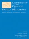 Continuity and Change in Family Relations : Theory, Methods and Empirical Findings - eBook