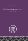 Max Weber's Insights and Errors - eBook