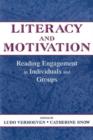 Literacy and Motivation : Reading Engagement in individuals and Groups - eBook