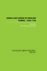 Crisis and Order in English Towns 1500-1700 - eBook