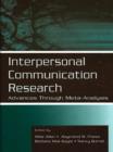 Interpersonal Communication Research : Advances Through Meta-analysis - eBook