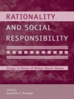 Rationality and Social Responsibility : Essays in Honor of Robyn Mason Dawes - eBook