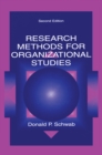 Research Methods for Organizational Studies - eBook