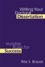 Writing Your Doctoral Dissertation : Invisible Rules for Success - eBook