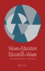 Values in Education and Education in Values - eBook