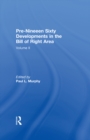 Pre-Nineteen Sixty Developments in the Bill of Rights Area - eBook