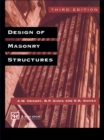 Design of Masonry Structures - eBook