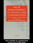 Value Management in Design and Construction - eBook