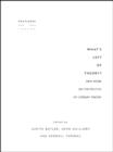 What's Left of Theory? : New Work on the Politics of Literary Theory - eBook