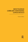 Routledge Library Editions: Linguistics - eBook