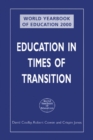 World Yearbook of Education 2000 : Education in Times of Transition - eBook