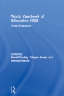 World Yearbook of Education 1992 : Urban Education - eBook