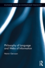 Philosophy of Language and Webs of Information - eBook