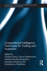 Computational Intelligence Techniques for Trading and Investment - eBook